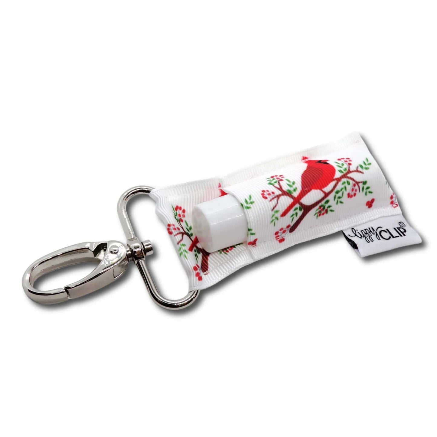 Lip Balm Christmas Cardinal LippyClip® Lip Balm Holder for Chapstick