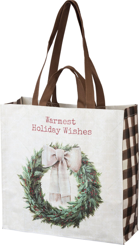 Shopping Totes Market Tote - Warmest Holiday Wishes PBK-108948