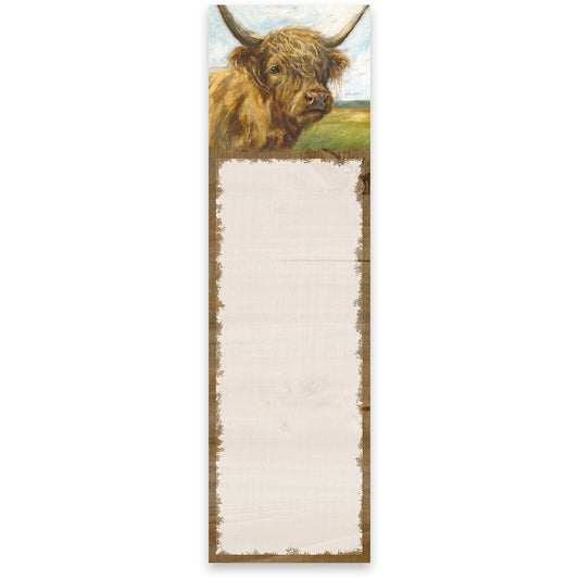 Stationery List Notepad - Highland Cow PBK - 106749