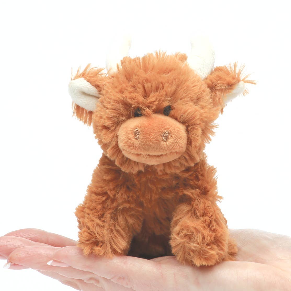 Highland Cow Stuffed Animals Cute Highland Cow Gnomes with Flowers