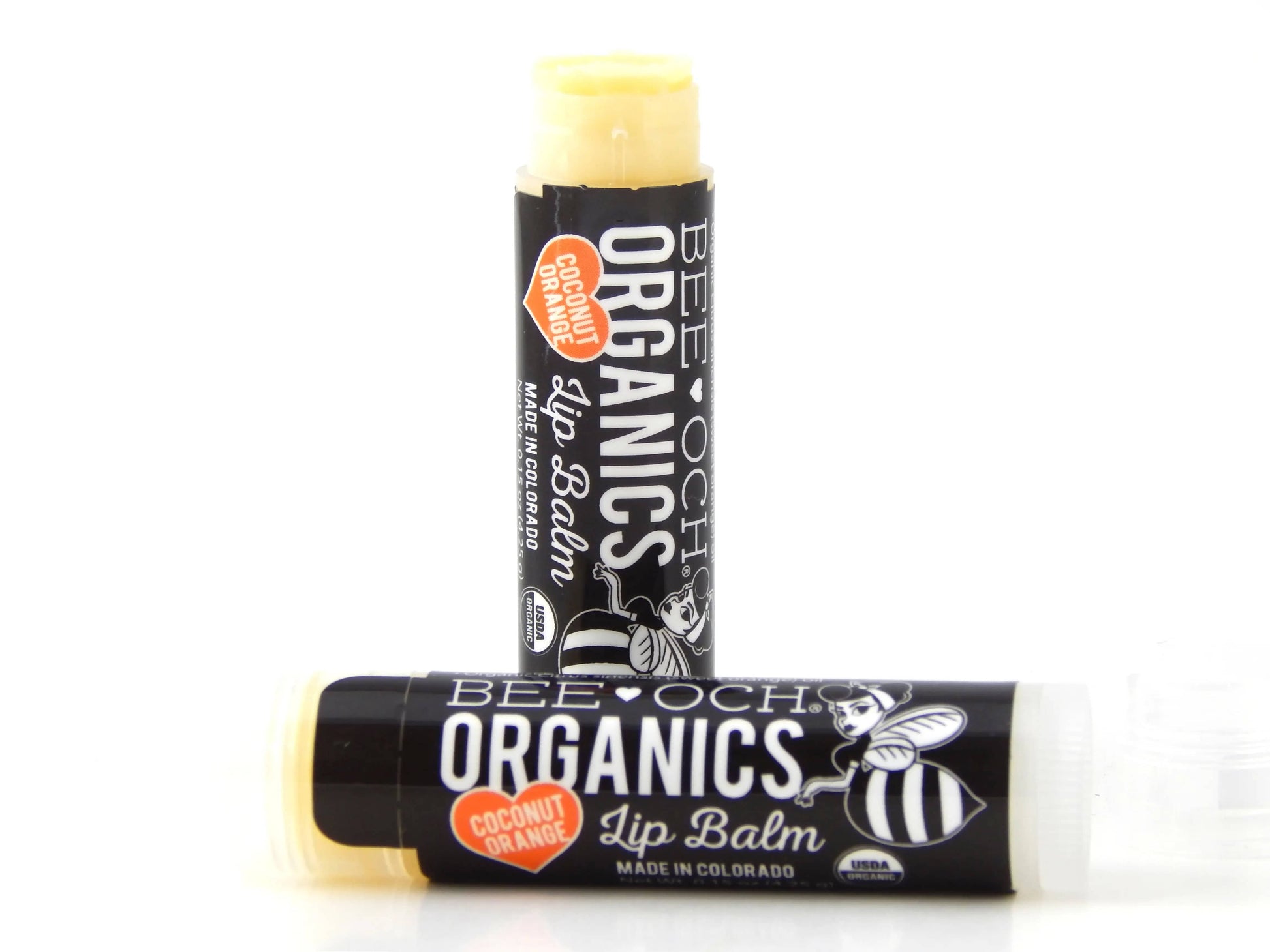 Bath Additives Lip Balm - Coconut Orange - BEE♥OCH Organics BEE-COCORNG