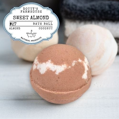 Bath Additives Sweet Almond Bath Balls - Assorted Scents - Large 4.5 oz. Hydrating Bath Bombs DF-BB-27
