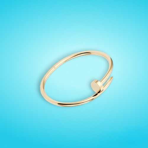 Bracelet Gold Bangle Bracelet - Iconic Cartier-Inspired Nail Bracelet - High-Quality Silver/Gold Plated Statement Piece for the Budget-Friendly Fashionista NI-NH31312484