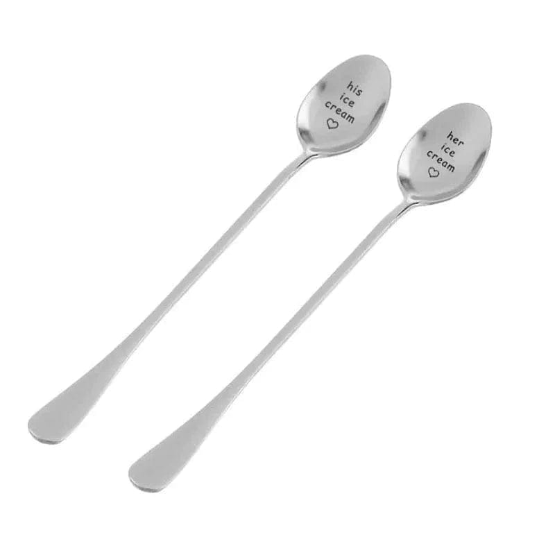 Coffee/Tea/Food Engraved Spoon - Assorted Styles