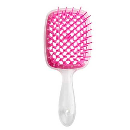 Detangling Hair Brush - Hollow Comb Super-Brush Plus - Assorted Colors