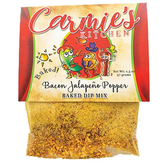 Dips & Spreads Bacon Jalapeno Popper Baked Dip Mix - Carmie's Kitchen CK-194