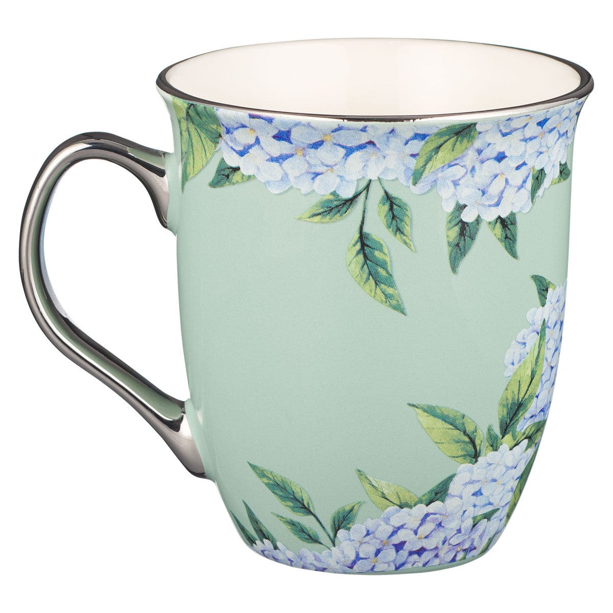 Drinkware Coffee Mug - Thank You For Helping Me Grow - Hydrangea Blooms Ceramic Coffee/Tea Cup CA-MUG985