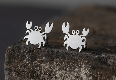 Earrings Crab / Silver Earrings - Crab - Silver or Gold Plated NI-NHAKJ1530749-E021785