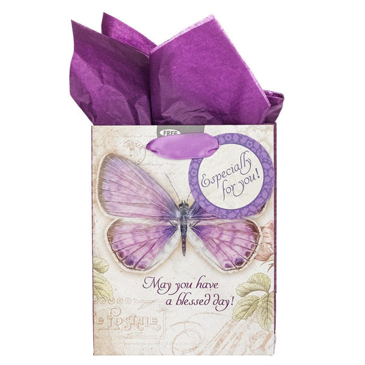 Gift Bags Gift Bag - Small - Blessed Day - With Tissue Paper CA-GBA141