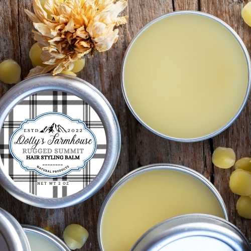 Grooming Hair Balm - Rugged Summit - All-Natural High-Quality Vegan Styling Balm