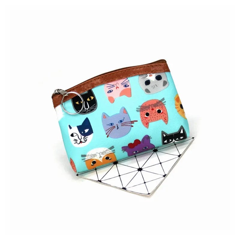 Handbags, Wallets & Cases Zipper Wallet - Cat Friends NI-NH10113352-037