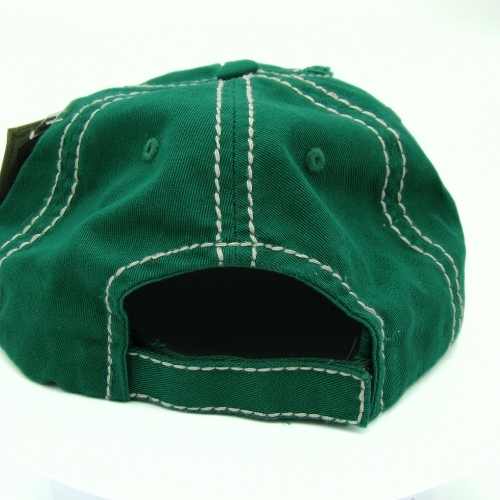 Hats Distressed Green 'Just a Girl Who Loves Wine at Christmas ' Cap