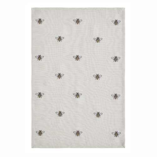 Kitchen Towels All Over Bees Kitchen Towel - Embroidered Bee Kitchen Tea Towels - 4 Patterns VHC-81267 - B