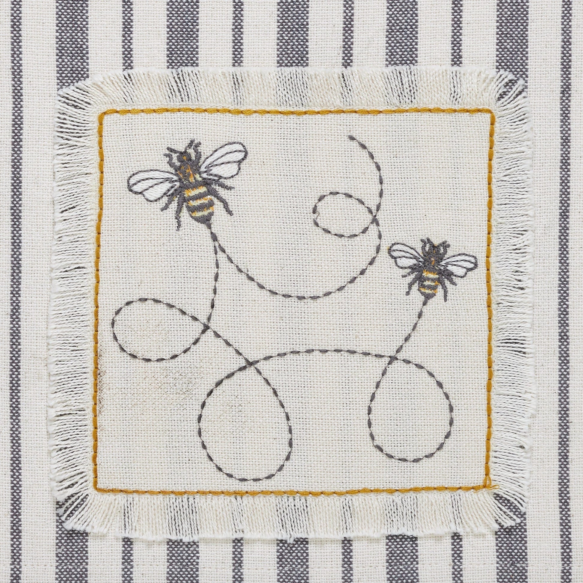 Kitchen Towels Kitchen Towel - Embroidered Bee Kitchen Tea Towels - 4 Patterns