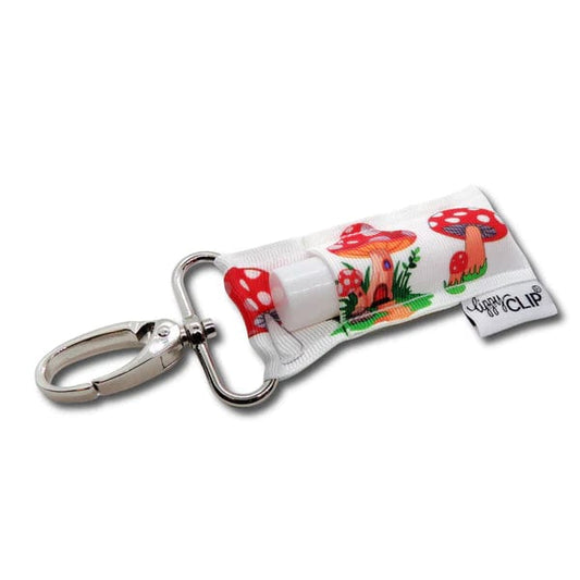 Lip Balm Mushroom Fairy House LippyClip® Lip Balm Holder for Chapstick