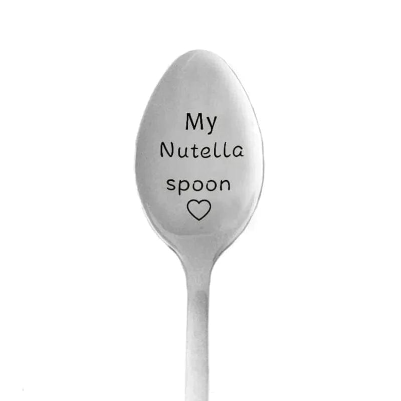 My Nutella Spoon Coffee/Tea/Food Engraved Spoon - Assorted Styles