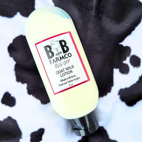 Skin Insect Repellent Goat Milk - Lotion - 8 oz - Bug Off Bug Repellant - DEET Free BBFC-BGOFFLTN-8oz