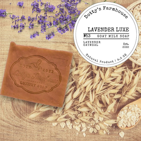 Soaps and Lotions Gentle Goat Milk Soap Bars - No. 53 - Lavender Luxe Gentle Goat Milk Soap Bars - Citrus Berrywood - For Sensitive Skin