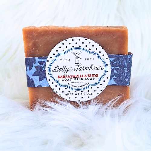 Soaps and Lotions Gentle Goat Milk Soap Bars - Sarsaparilla Suds Gentle Goat Milk Soap Bars - Sarsaparilla Suds - For Sensitive Skin