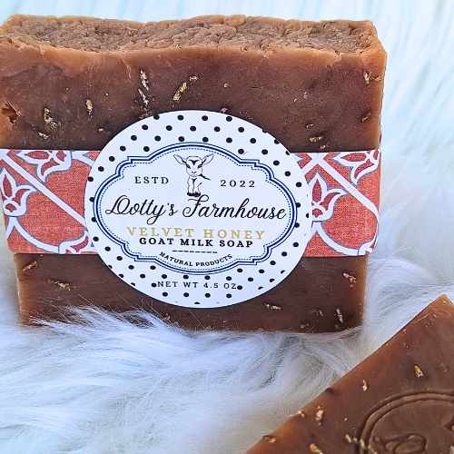 Soaps and Lotions Gentle Goat Milk Soap Bars - Velvet Honey Gentle Goat Milk Soap Bars - Vanilla Delight - For Sensitive Skin