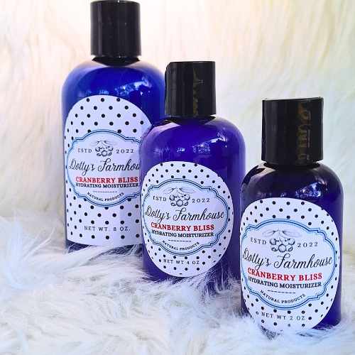 Soaps and Lotions Luxury Lotion - Cranberry Bliss - Hydrating Moisturizer