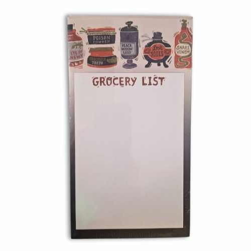 Stationery List Notepad - Halloween Themed Grocery List PBK - 116188