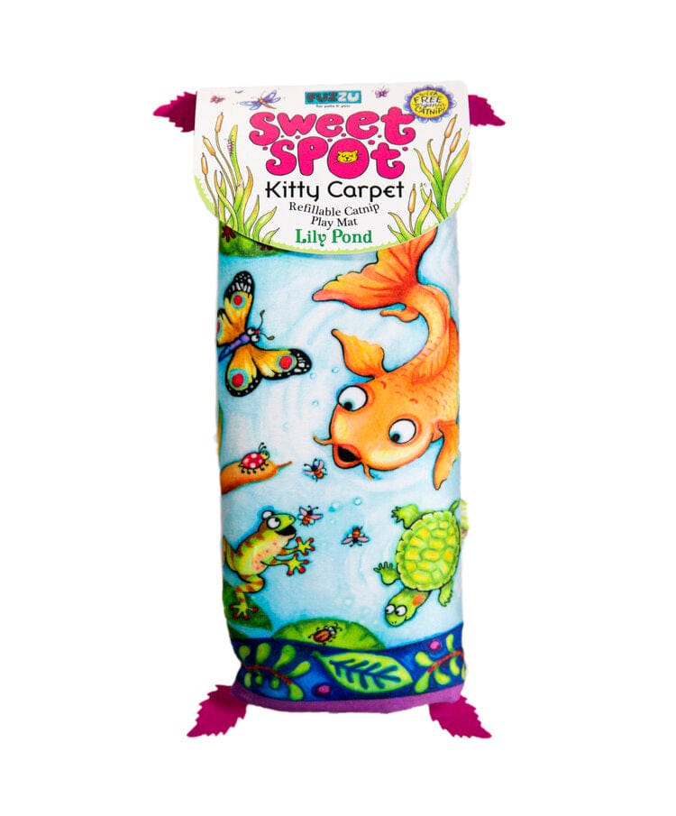 Cat Toys Kitty Mat - Sweet Spot Kitty Carpet - Lily Pond FZZ-SSC-LIL83