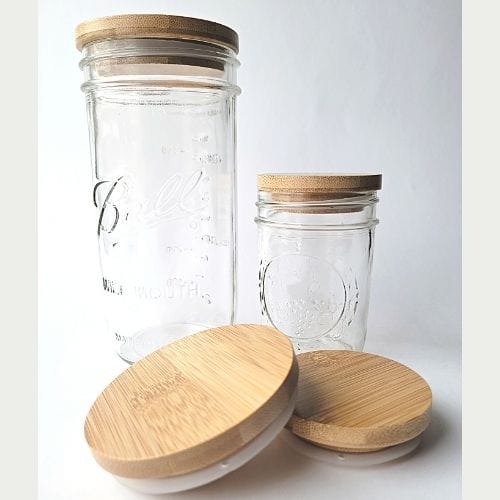 Cookware Bamboo Jar Lid Regular Mouth ZF-MSNJR-REG