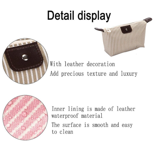 Cosmetic Bag Cosmetic Bag - Foldable Water-Proof Travel Makeup and Toiletry Organizer