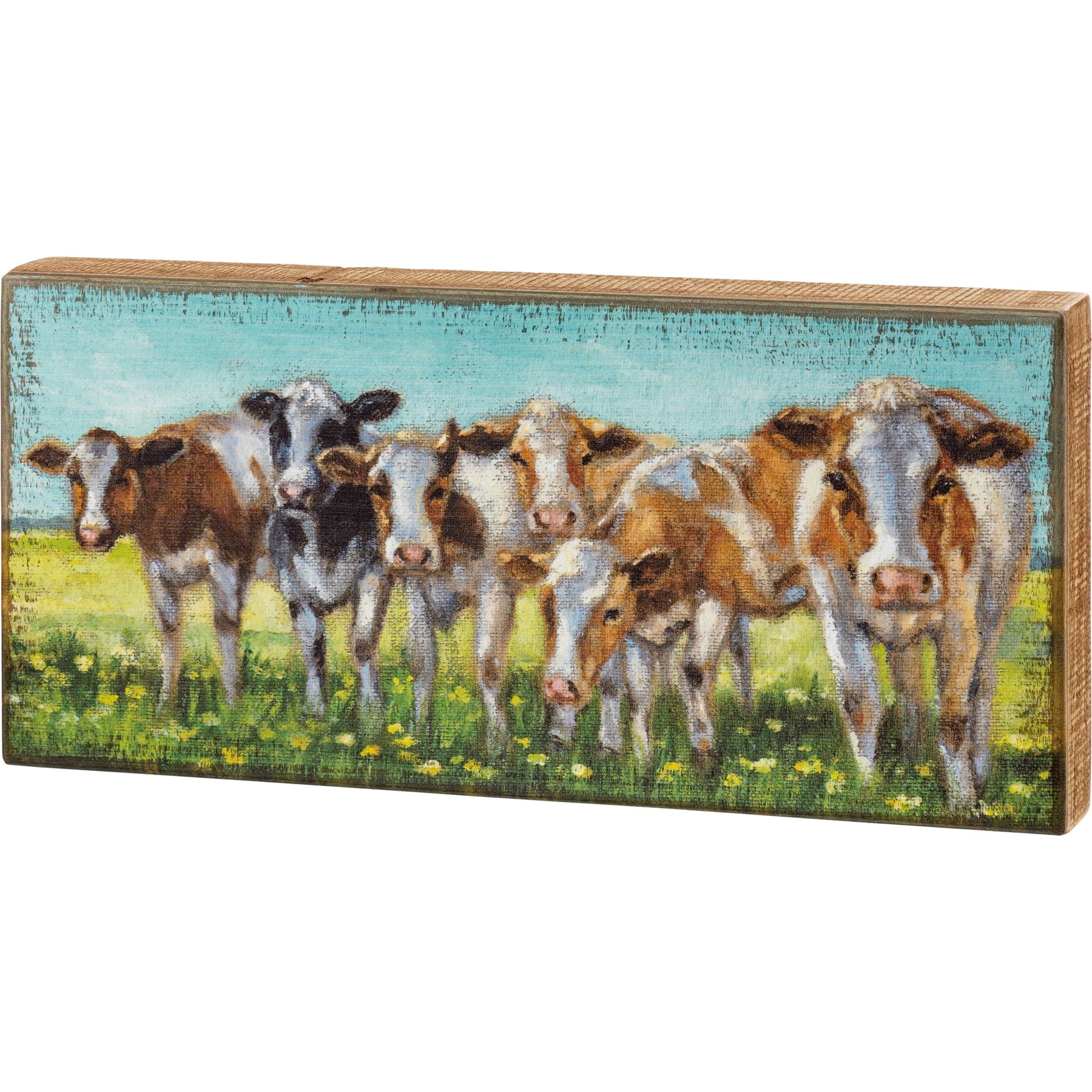 Decor Box Sign - Cow Rows PBK-109164