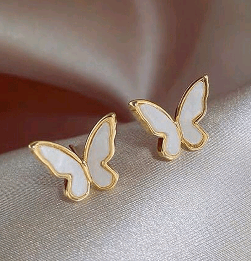 Earrings Necklace & Earring Set - Sweet Butterfly NI-NHBY335422