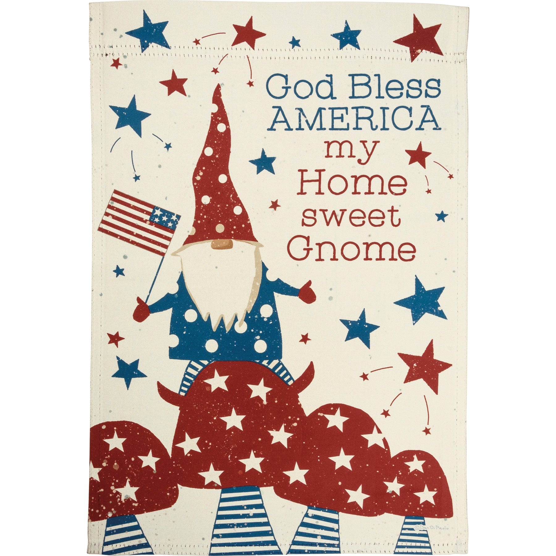 Flags & Windsocks Garden Flag - America My Home Sweet Gnome PBK-109350