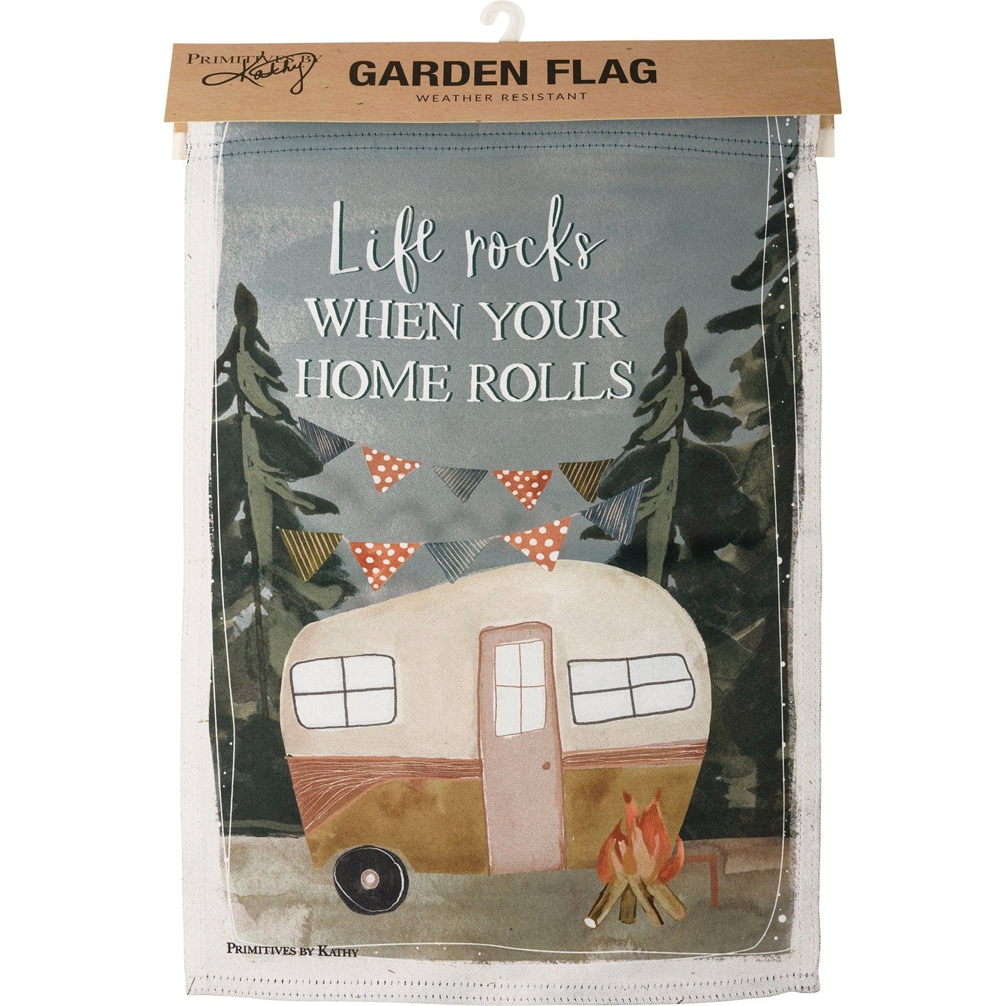 Flags & Windsocks Garden Flag - Life Rocks When Your Home Rolls PBK-113719