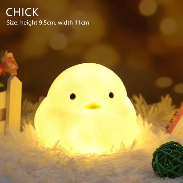 Gnomes Fun LED Warm Yellow Light Up Easter Animals - Choose from Duck, Chicken, Bunny