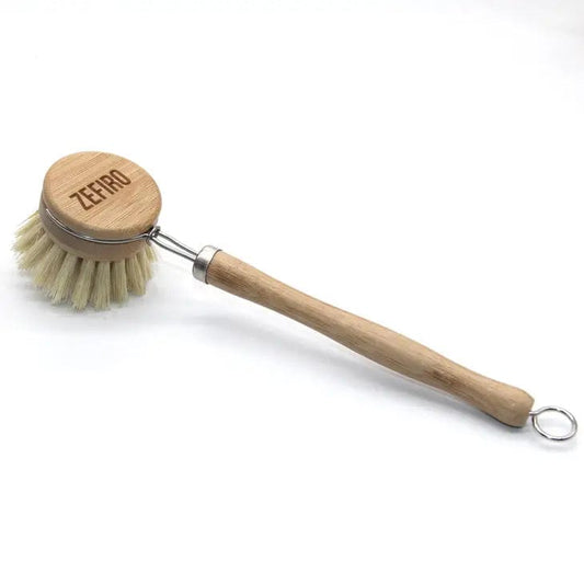 Household Cleaning Products default Bamboo Long Handle Dish Brush ZFSLDHB