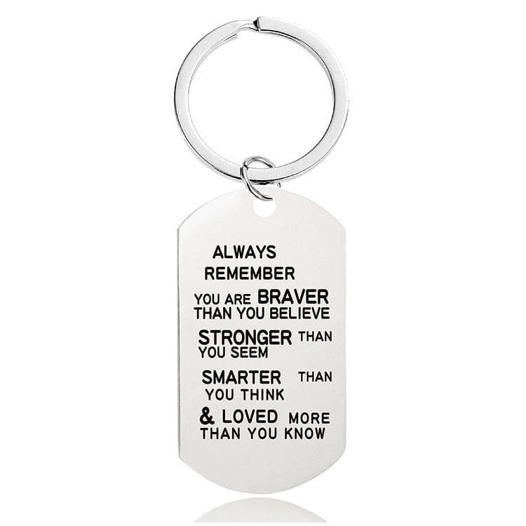 Key Charms Keychain - Always Remember - Loved NI-NH4736161