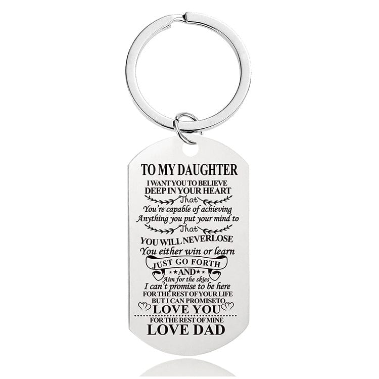 Key Charms Keychain - To Daughter - Love Dad NI-NH4736162