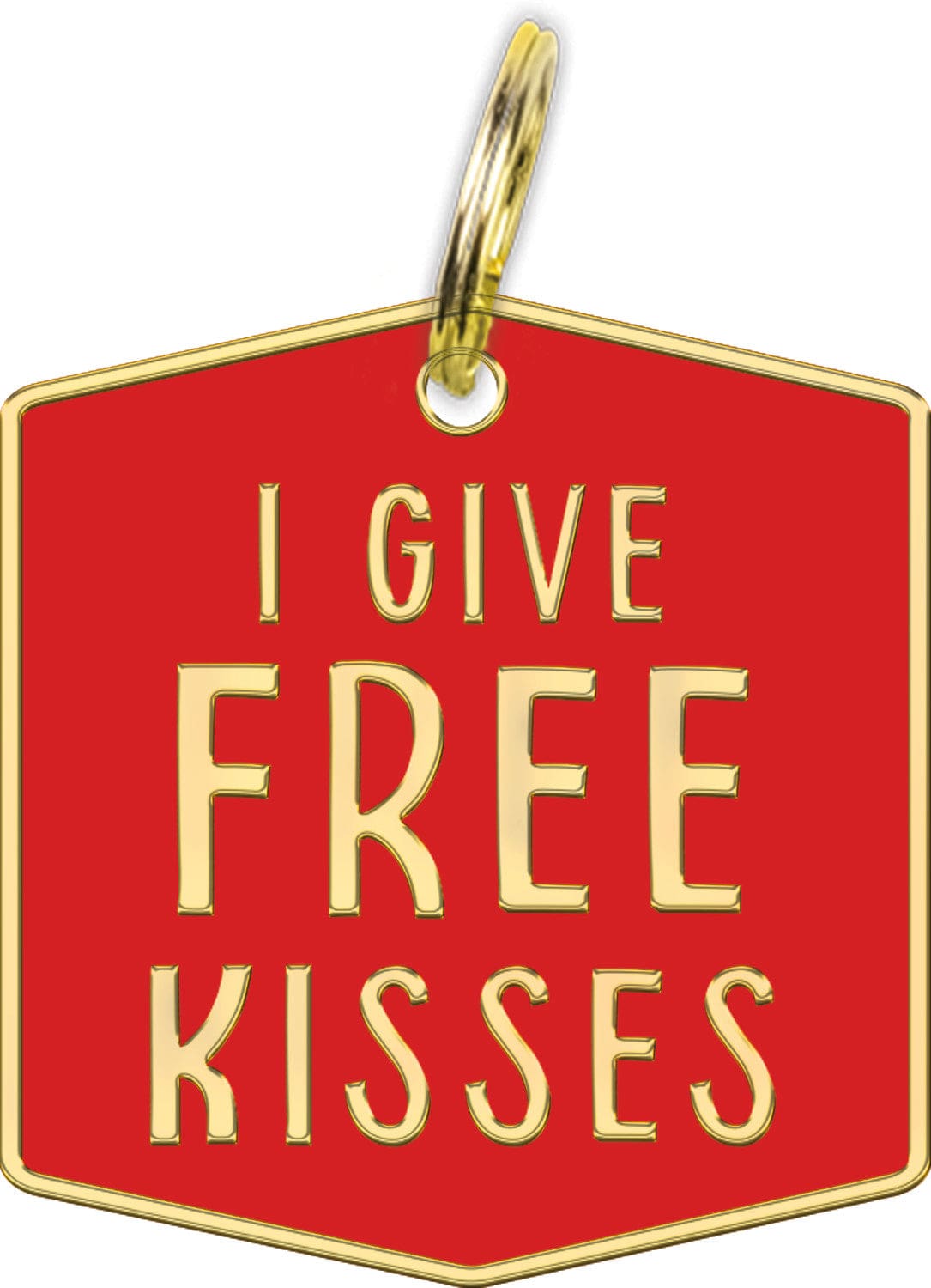 Keychains Collar Charm - I Give Free Kisses PBK - 104661