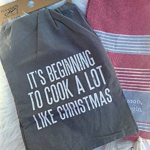 Kitchen Towels Dish Towel - It's Beginning To Cook A Lot Like Christmas PBK - 111441