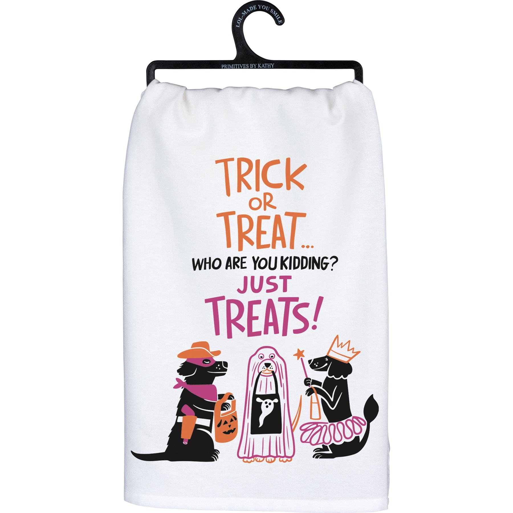Kitchen Towels Kitchen Towel - Trick Or Treat Just Treats PBK - 113508