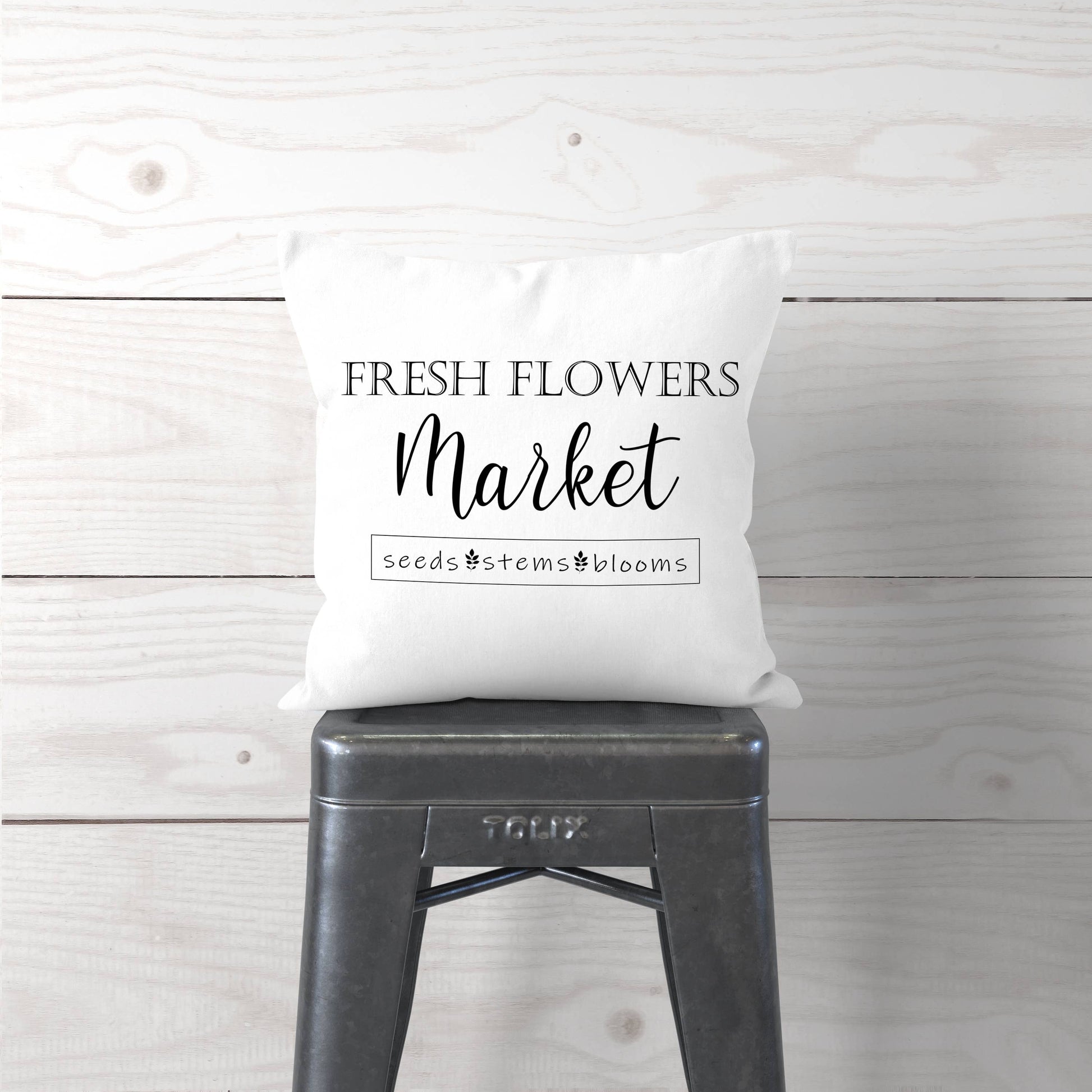 Pillows Pillow Cover - Fresh Flowers Market IVSG-MRKT-PC