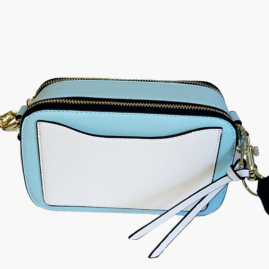 Purse Handbag - Colorblock PU Leather Shoulder, Crossbody or Waist Bags - Camera Bag Style