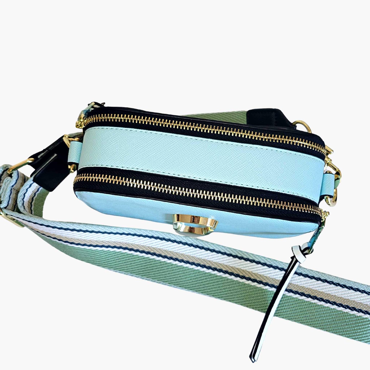Purse Handbag - Colorblock PU Leather Shoulder, Crossbody or Waist Bags - Camera Bag Style