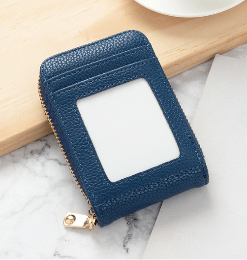 Royal Blue Wallet - Compact Card Holder - Vertical Wallet NI-NH10004736