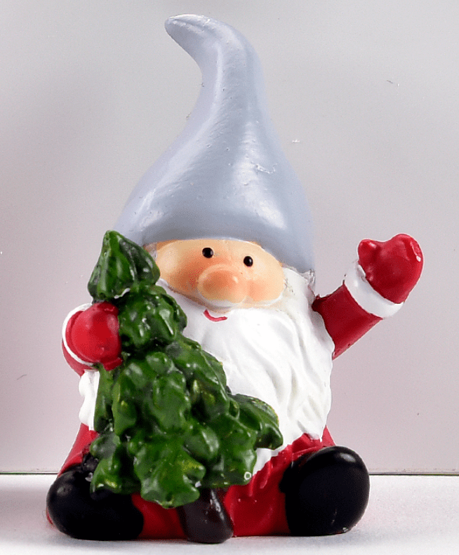 Seasonal & Holiday Decorations Christmas Tree Sitting Gnome Figurines, 4 Assorted Designs GC-663430-CT
