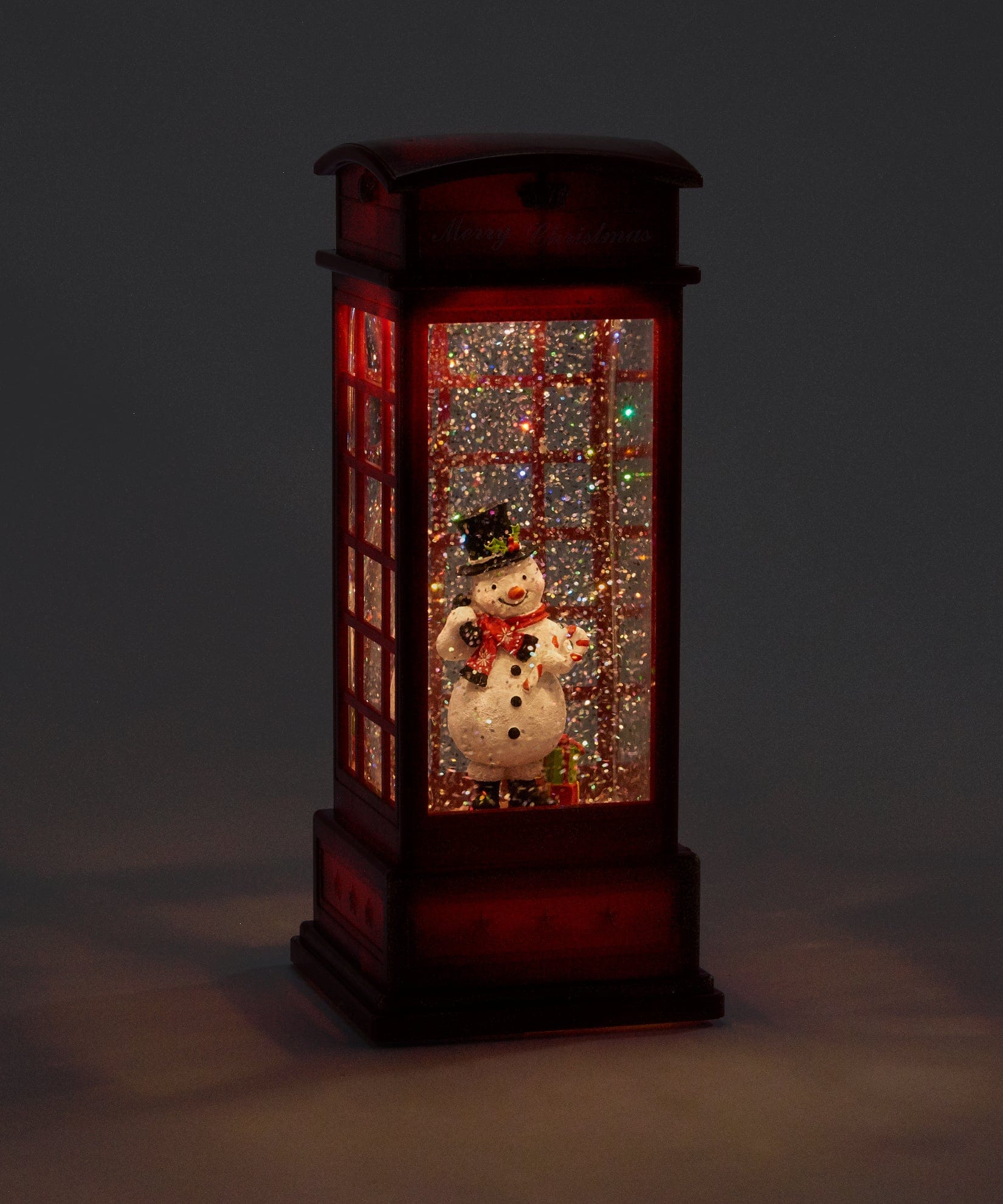 Seasonal & Holiday Decorations LED Telephone Booth Water Lantern GC-667556