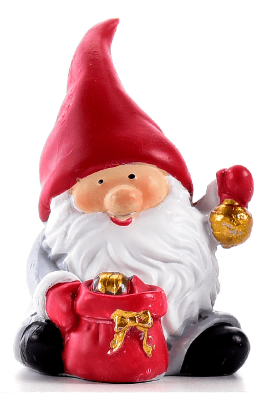 Seasonal & Holiday Decorations Ornaments Sitting Gnome Figurines, 4 Assorted Designs GC-663430-O