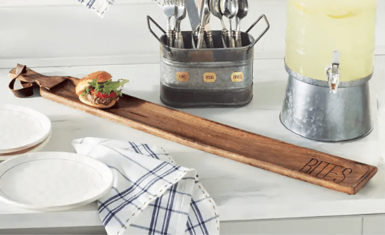 Serving Dishes Serving Dishes - Bites Appetizer Board - Mud Pie MP-47500029