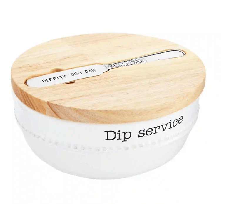 Serving Dishes Serving Dishes - Dip Bowl and Lid Set - Mud Pie MP- 48500240