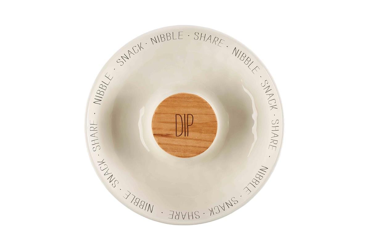 Serving Dishes Serving Dishes - Snack Chip & Dip Set - Mud Pie MP-41800022